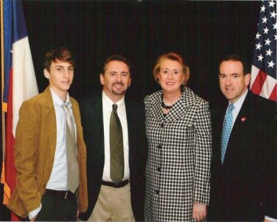DJ and Judah with Janet and Mike Huckabee - Wall Builders 2006