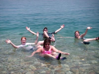 Jernigans in Dead Sea - 2005