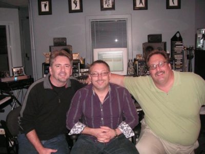DJ with Louis Drapp and Mark Stocker - Drapp Studios, Tulsa 2007. Recording I Cry Holy vocals.