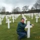 DJ at US Cemetery in France 2001